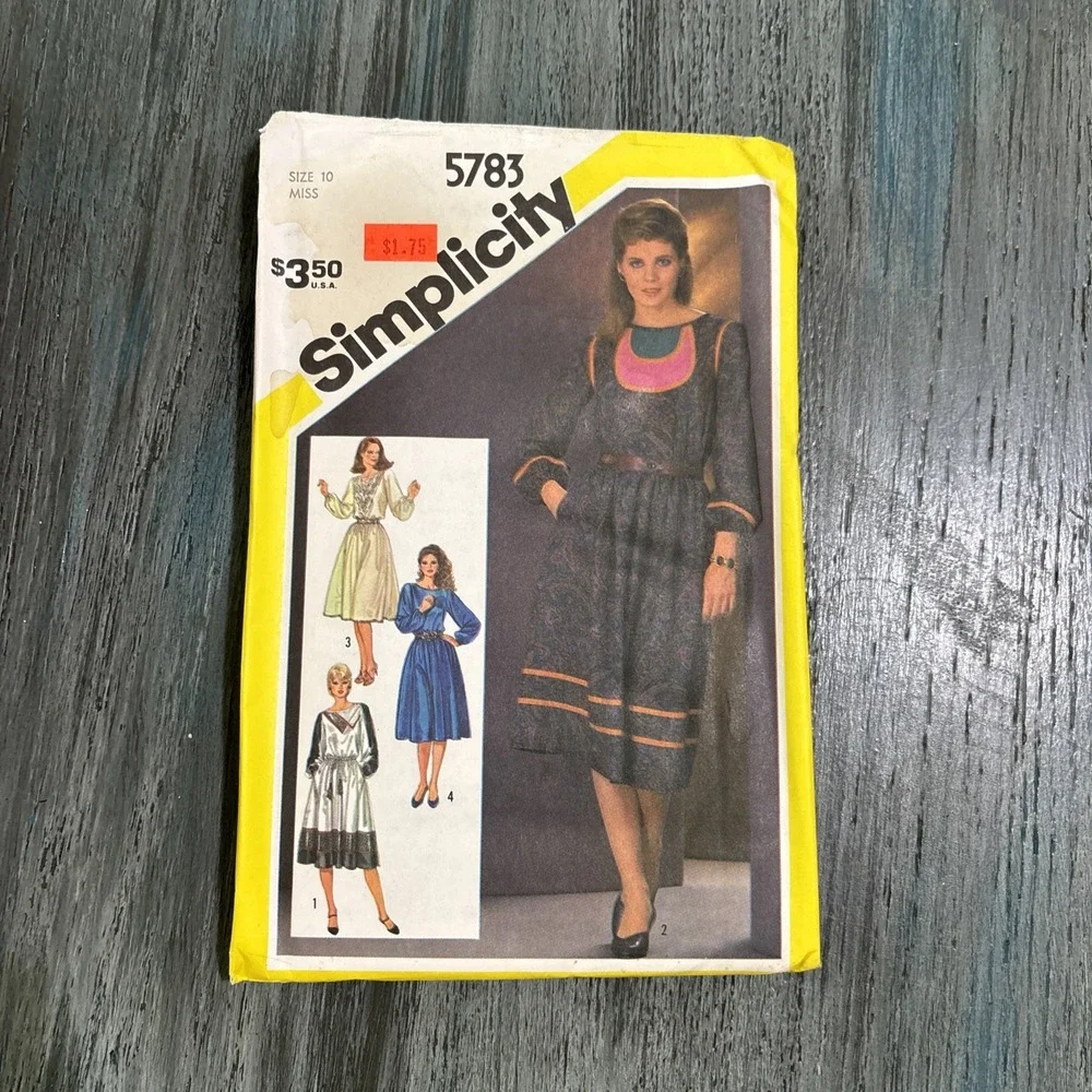 VTG Simplicity Sewing Patterns Qty 20 (70s & 80s) Uncut NOS Women's Dresses NEW